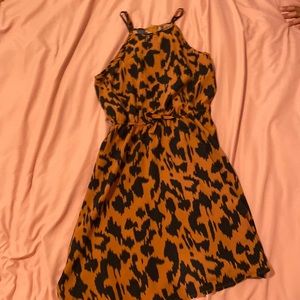 Cheetah dress in kids.